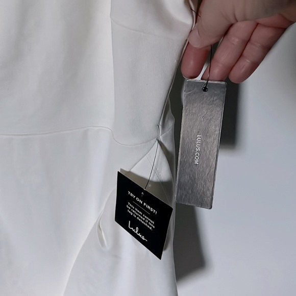 Adelaide White Ruffled Bodycon Dress - Lulus - Picture 6 of 8